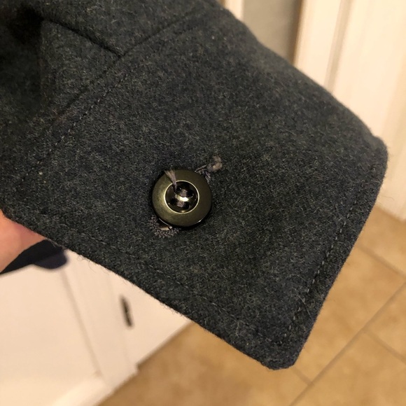 Women’s Flyvapnet Military Gray/Bluish Wool Field Jacket Size Small - Picture 10 of 13